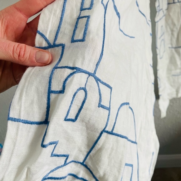 Trousers Posaposa Santorini Outline Embroidered Pants - Picture 8 of 16